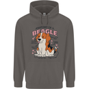 Beagle Anatomy Funny Dog Mens 80% Cotton Hoodie Charcoal