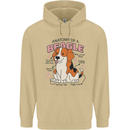 Beagle Anatomy Funny Dog Mens 80% Cotton Hoodie Sand
