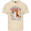Beagle Anatomy Funny Dog Mens Cotton T-Shirt Tee Top Natural