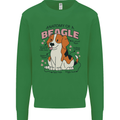 Beagle Anatomy Funny Dog Mens Sweatshirt Jumper Irish Green