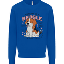 Beagle Anatomy Funny Dog Mens Sweatshirt Jumper Royal Blue