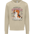 Beagle Anatomy Funny Dog Mens Sweatshirt Jumper Sand