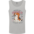 Beagle Anatomy Funny Dog Mens Vest Tank Top Sports Grey