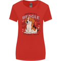 Beagle Anatomy Funny Dog Womens Wider Cut T-Shirt Red