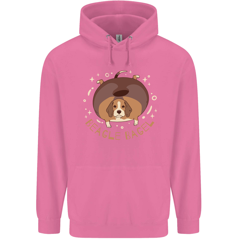 Beagle Bagel Funny Dog Childrens Kids Hoodie Azalea