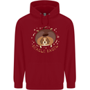 Beagle Bagel Funny Dog Childrens Kids Hoodie Red