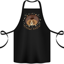 Beagle Bagel Funny Dog Cotton Apron 100% Organic Black