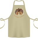 Beagle Bagel Funny Dog Cotton Apron 100% Organic Khaki