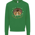 Beagle Bagel Funny Dog Kids Sweatshirt Jumper Irish Green