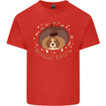 Beagle Bagel Funny Dog Kids T-Shirt Childrens Red