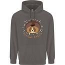 Beagle Bagel Funny Dog Mens 80% Cotton Hoodie Charcoal