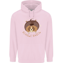 Beagle Bagel Funny Dog Mens 80% Cotton Hoodie Light Pink