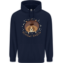 Beagle Bagel Funny Dog Mens 80% Cotton Hoodie Navy Blue