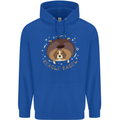 Beagle Bagel Funny Dog Mens 80% Cotton Hoodie Royal Blue