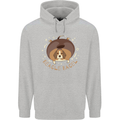 Beagle Bagel Funny Dog Mens 80% Cotton Hoodie Sports Grey