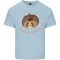 Beagle Bagel Funny Dog Mens Cotton T-Shirt Tee Top Light Blue