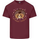 Beagle Bagel Funny Dog Mens Cotton T-Shirt Tee Top Maroon