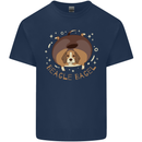 Beagle Bagel Funny Dog Mens Cotton T-Shirt Tee Top Navy Blue