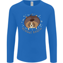 Beagle Bagel Funny Dog Mens Long Sleeve T-Shirt Royal Blue