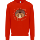 Beagle Bagel Funny Dog Mens Sweatshirt Jumper Bright Red