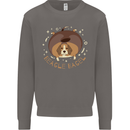 Beagle Bagel Funny Dog Mens Sweatshirt Jumper Charcoal