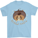 Beagle Bagel Funny Dog Mens T-Shirt 100% Cotton Light Blue