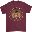 Beagle Bagel Funny Dog Mens T-Shirt 100% Cotton Maroon