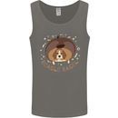 Beagle Bagel Funny Dog Mens Vest Tank Top Charcoal
