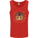 Beagle Bagel Funny Dog Mens Vest Tank Top Red