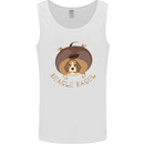 Beagle Bagel Funny Dog Mens Vest Tank Top White