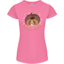 Beagle Bagel Funny Dog Womens Petite Cut T-Shirt Azalea