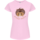 Beagle Bagel Funny Dog Womens Petite Cut T-Shirt Light Pink