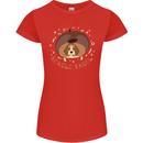 Beagle Bagel Funny Dog Womens Petite Cut T-Shirt Red