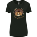 Beagle Bagel Funny Dog Womens Wider Cut T-Shirt Black
