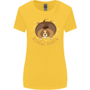 Beagle Bagel Funny Dog Womens Wider Cut T-Shirt Yellow