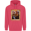 Beagle King Funny Dog Childrens Kids Hoodie Heliconia