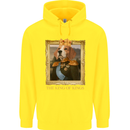Beagle King Funny Dog Childrens Kids Hoodie Yellow