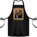 Beagle King Funny Dog Cotton Apron 100% Organic Black