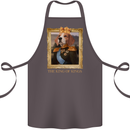 Beagle King Funny Dog Cotton Apron 100% Organic Dark Grey