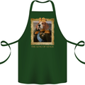 Beagle King Funny Dog Cotton Apron 100% Organic Forest Green