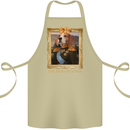 Beagle King Funny Dog Cotton Apron 100% Organic Khaki