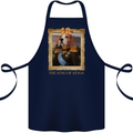 Beagle King Funny Dog Cotton Apron 100% Organic Navy Blue