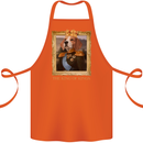 Beagle King Funny Dog Cotton Apron 100% Organic Orange