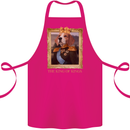 Beagle King Funny Dog Cotton Apron 100% Organic Pink