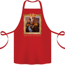 Beagle King Funny Dog Cotton Apron 100% Organic Red