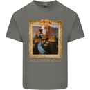 Beagle King Funny Dog Kids T-Shirt Childrens Charcoal