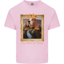 Beagle King Funny Dog Kids T-Shirt Childrens Light Pink