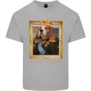 Beagle King Funny Dog Kids T-Shirt Childrens Sports Grey