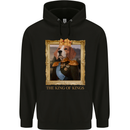 Beagle King Funny Dog Mens 80% Cotton Hoodie Black
