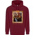 Beagle King Funny Dog Mens 80% Cotton Hoodie Maroon